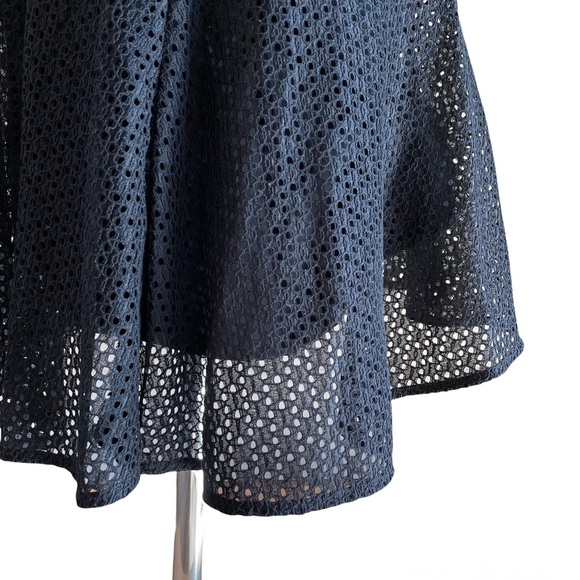 Bardot Ariana Dress Fit and Flare Eyelet High Low - Picture 7 of 15